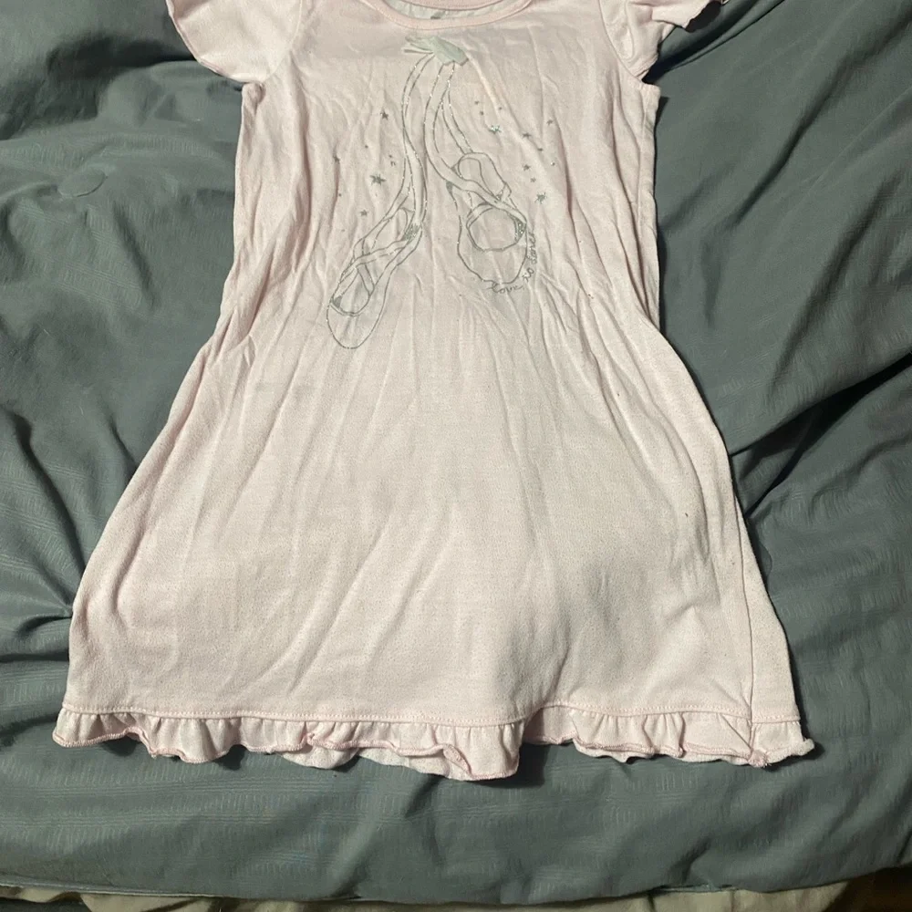 Carter's Light Pink Nightgown with Ballet Design